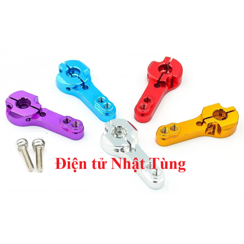 CÁNH TAY VÀ ĐĨA SERVO KIM LOẠI 25T, DÙNG CHO SERVO MG995, MG996