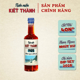 01 Chai Nước mắm Kiết Thành Thơm Ngon Nhứt Xứ 500ml Cốt Nhỉ 40 Độ Đam Nguyên Chất - Nước Mắm Tĩn