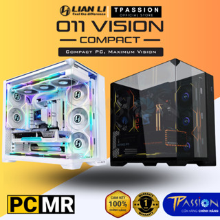 Vỏ case máy tính Lian Li O11 VISION COMPACT Black / White - Case gương panorama trong suốt - Chính hãng, EVO case