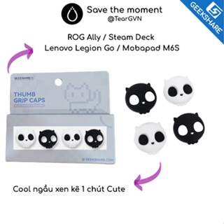 Bộ nút bọc Analog Sweet Skull chống mài mòn GeekShare cho Steam Deck / ROG Ally & X / Lenovo Legion Go / Mobapad M6S