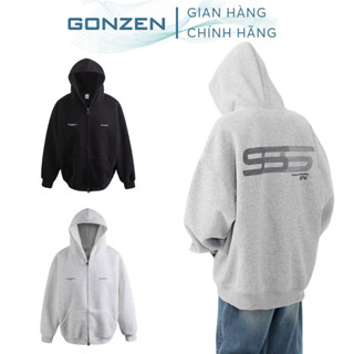 Áo Khoác Nỉ Hoodie Zip Nam Nữ Form Rộng Boxy Dày Nặng 2 Lớp Mùa Đông, Áo Khoác Nam Có Mũ Phong Cách Boy Phố_GONZEN AK27