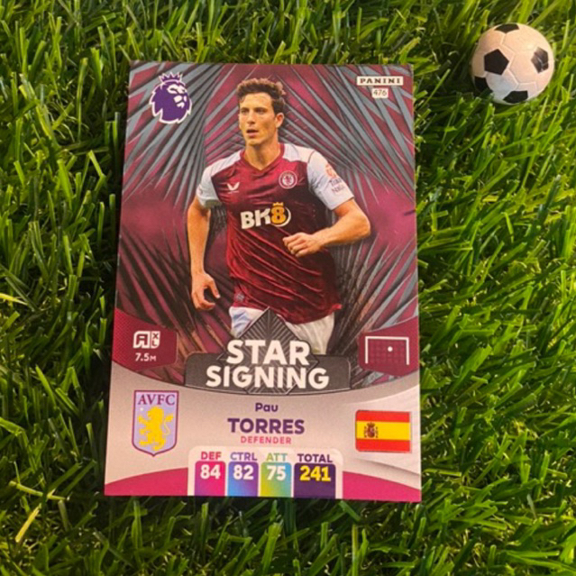 [ CHÍNH HÃNG ] - STAR SIGNING - PANINI ADRENALYN XL EPL 2024 - PAU TORRES (ASTON VILLA)