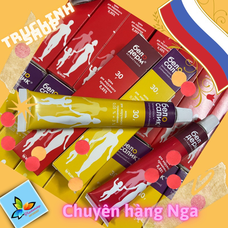 Kem đa năng ngứa vàng Belosavic chuyên da cơ địa 30gr