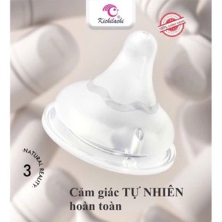  Núm vú cổ rộng silicon siêu mềm KICHI Size S M L Y THẾ HỆ 3 