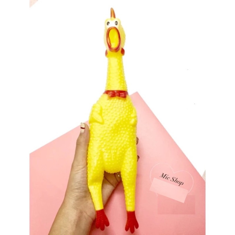 Đồ chơi gà bóp có tiếng kêu cho chó mèo, thú cưng