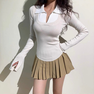 [HÀNG ĐẶT TRƯỚC] Áo len thun cổ sơ mi #951