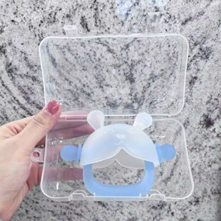 Gặm Nướu Cho Bé Hình Gấu, Gặm Nướu Cầm Tay Silicon Siêu Mềm Không Chứa BPA An Toàn Cho Bé