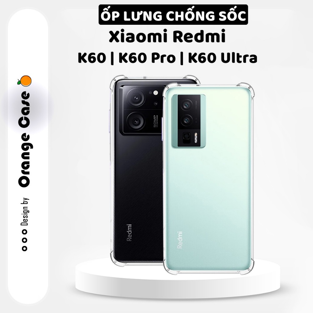 Ốp lưng Xiaomi Redmi K60 | K60 Pro | K60 Ultra chống sốc bảo vệ toàn diên máy, chống va đập | Ốp lưn