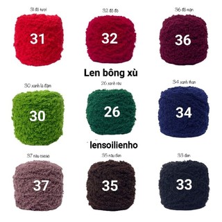 Len bông xù 100g