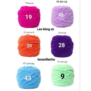 Len bông xù 100g