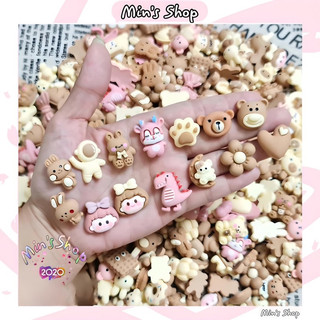 Set 100 charm trà sữa nhiều hình xinh