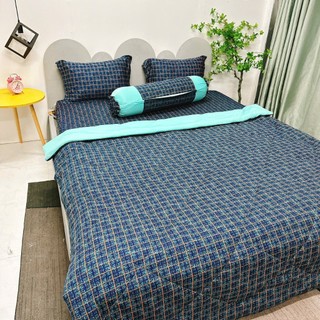 Drap thun Hàn Quốc mẫu caro phối (đủ size - vui lòng chat với shop nếu có yêu cầu thêm)