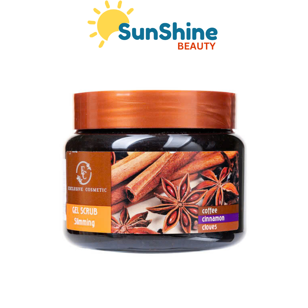Tẩy Da Chết Toàn Thân Exclusive Cosmetic Quế Hồi Cafe 380g