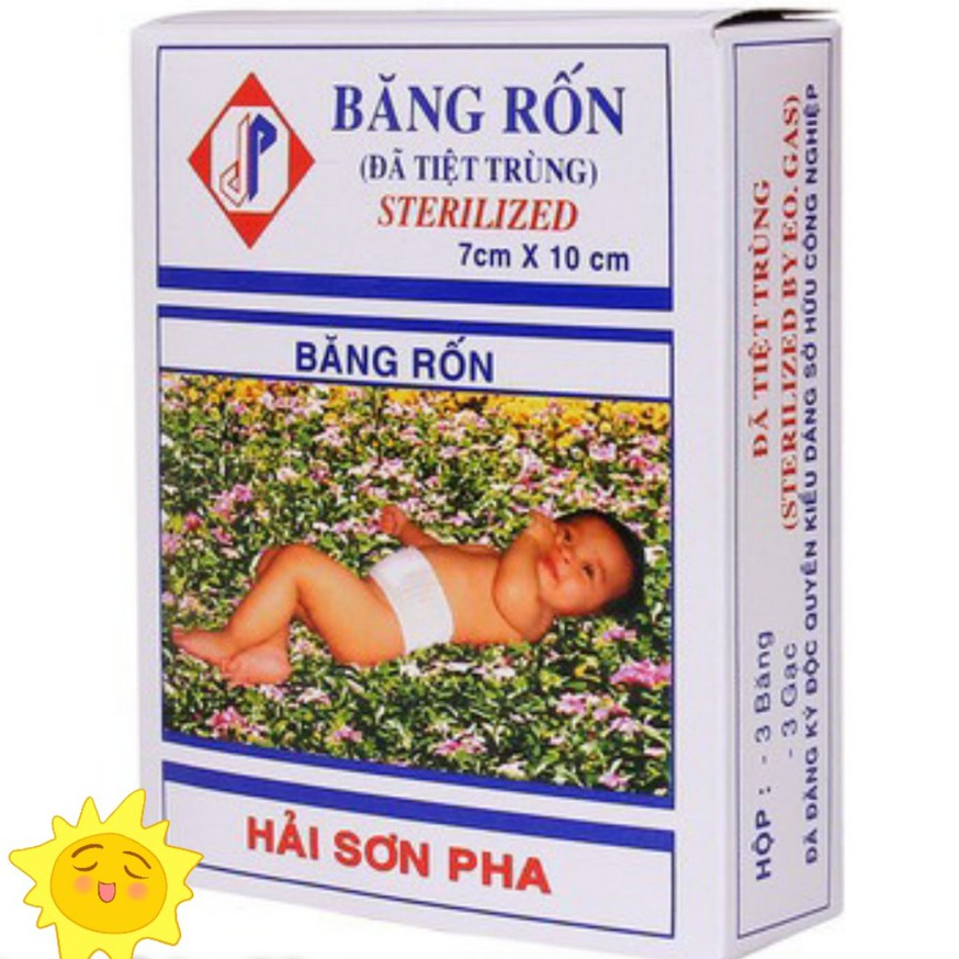 [combo 5 hộp] BĂNG RỐN HẢI SƠN PHA HỘP 3 CÁI