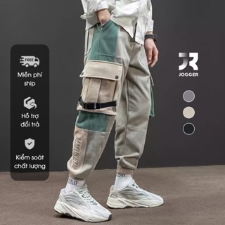 Quần Jogger túi hộp nam cargo pants vải cotton cao cấp 3 màu streetwear - Jr Jogger Fashion