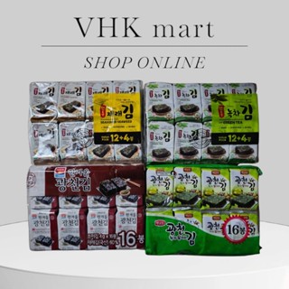 (COMBO 16 gói ) RONG BIỂN LÁ KIM ĂN LIỀN HÀN QUỐC