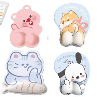 Lót chuột có đệm cổ tay siêu êm ái, pad chuột dày 4mm, phụ kiện văn phòng 24/7.