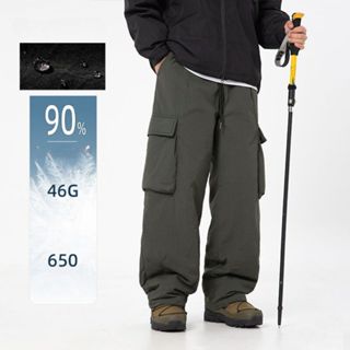 Quần Jogger Nam Ống Rộng Túi Hộp Vải Gió Dù Trần Phao Phong Cách Retro L2361