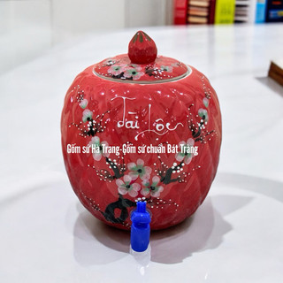 Bình chứa nước gốm sứ Bát Tràng