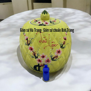 Bình chứa nước gốm sứ Bát Tràng