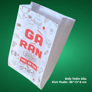 New - 1000 túi giấy gà rán - gà chiên - gà viên viên - khoai tấy chiên