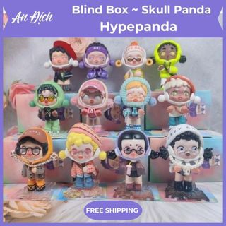   Full box 12 hộp + 1 hộp Secret  Hộp Bí Ẩn Blind Box Skull Panda SP2 HypePanda Mô hình Trang Trí Quà tặng 