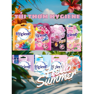 Combo 5 Túi Thơm Khử Mùi HYGIENE Thái Lan 8g (9 Mùi) Treo Xe Hơi, Tủ Quần Áo, Phòng Tắm
