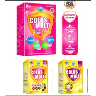 (1h tặng gấu bông, 2h tặng khăn tắm) Sữa Colos multi pedia, pedia gold, A0
