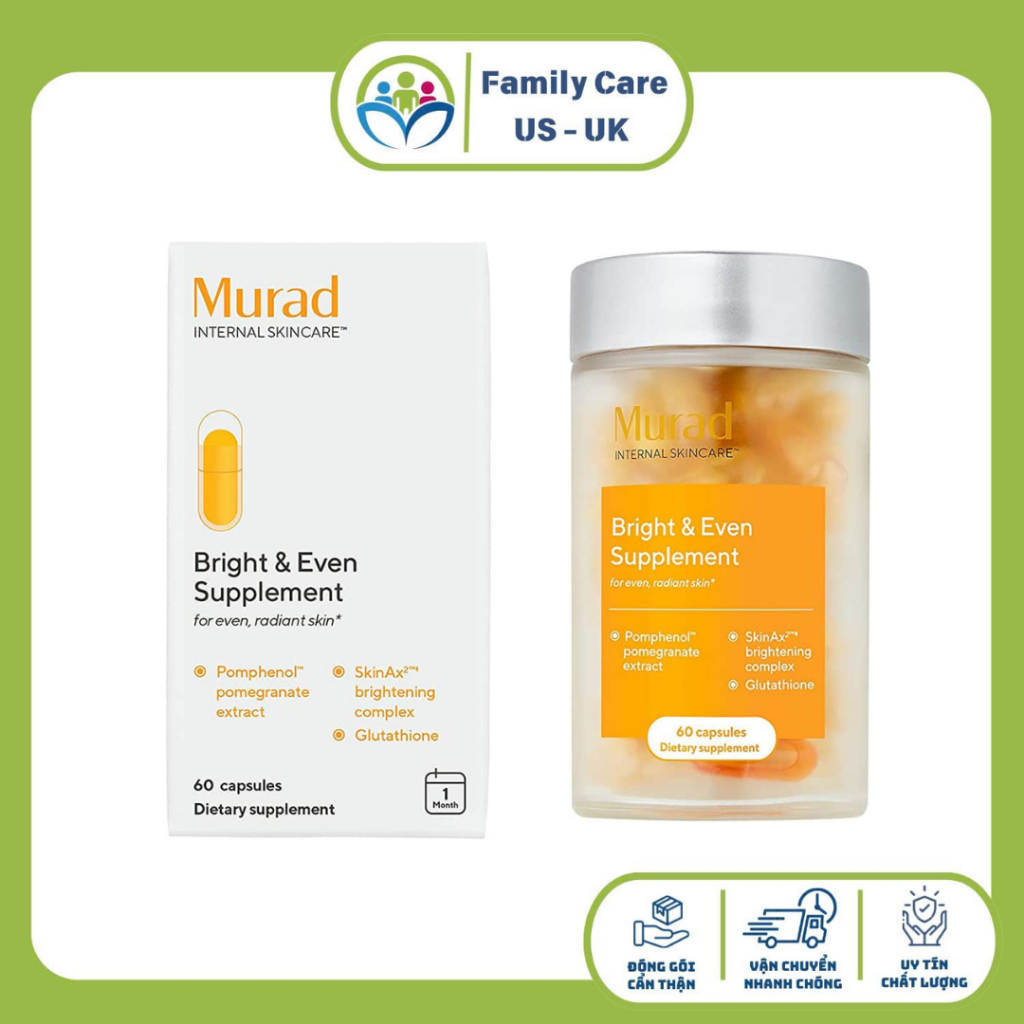 VIÊN UỐNG CHỐNG NẮNG MURAD MỸ 60 viên