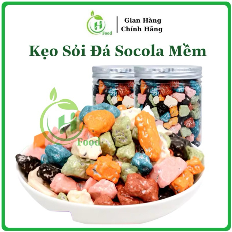 500gr Kẹo Sỏi Socola, Kẹo Sỏi Đá Tuổi Thơ