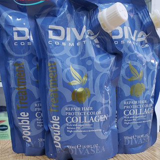 Hấp ủ tóc siêu mượt  DIVA Cosmetics Collagen 500ml