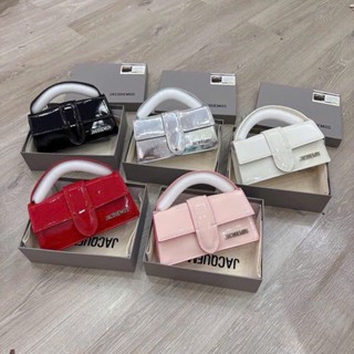 Túi đeo chéo, túi cầm tay jac Da bóng 1 dải size 18 mác bạc kiểu dáng sang chảnh dễ thương cute vừa điện thoại