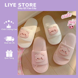  Dép Heo Hồng cute dép đi trong nhà cho nữ chống trượt dép bigsize D08 LIYE STORE 