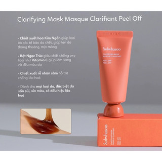 Mặt Nạ Lột Tẩy Da Chết Sulwhasoo Clarifying Mask Peel Off Sáng da mờ thâm 35ml 