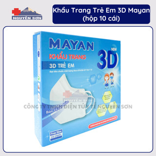  Khẩu trang 3D Mask dành cho trẻ em chất lượng cao - khẩu trang Mayan 