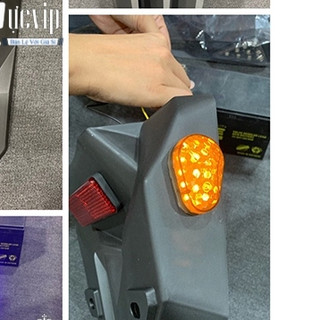 (VARIO) Dè Chắn Bùn Sau Có Đèn Kiểu Sonic Nhiều Kiểu
