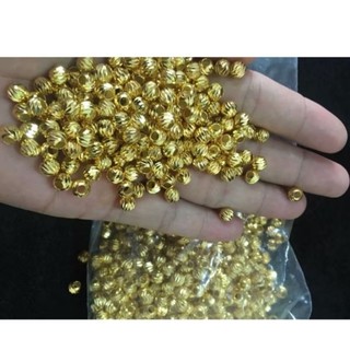 Bi phay vàng 4li set 10vien cao cấp không đen gỉ bền đẹp mic vòng