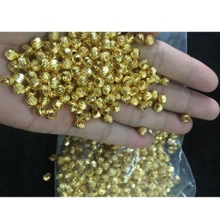 Bi phay vàng 4li set 10vien cao cấp không đen gỉ bền đẹp mic vòng