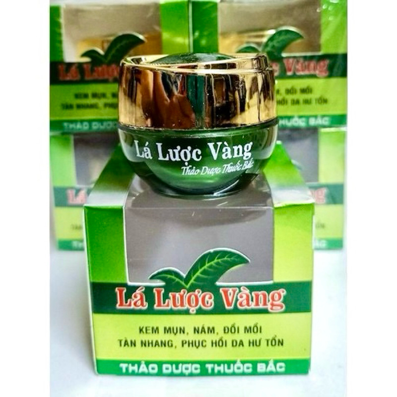 KEM LÁ LƯỢC VÀNG XANH 15G