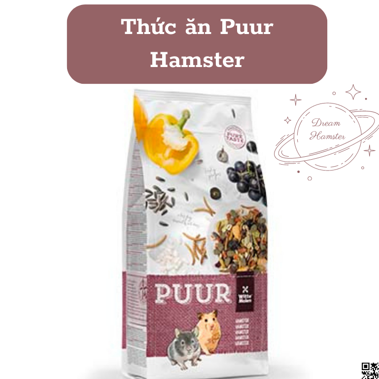 Thức ăn Puur Hamster và Mini-Hamster & Friends