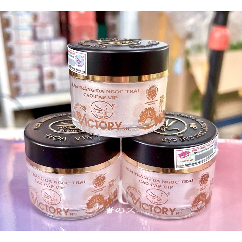 KEM HOA VIỆT TRẮNG DA NGỌC TRAI VICTORY VIP