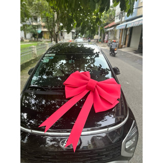 Nơ trang trí Noel và Tết kích thước  đủ size bằng mút xốp