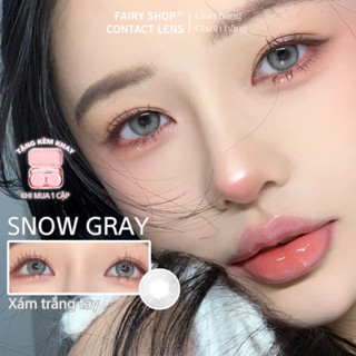 Kính Áp tròng SNOW GRAY 14.0 - Kính Áp Tròng FAIRY SHOP CONTACT LENS độ 0 đến 6