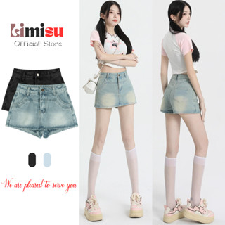Chân Váy Jean Ngắn Dáng Chữ A LIMISU Có Quần Mặc Trong Quần Giả Váy Jean Dáng Ngắn Sexy GV