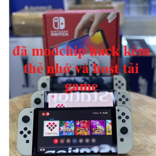 Nintendo Switch Oled H-A-C-K Cũ Kèm Thẻ Nhớ 256GB & 512GB - Bảo Hành 3 Tháng