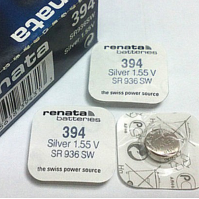 Pin cúc áo Renata Silver Oxide SR936SW – 394 – 380