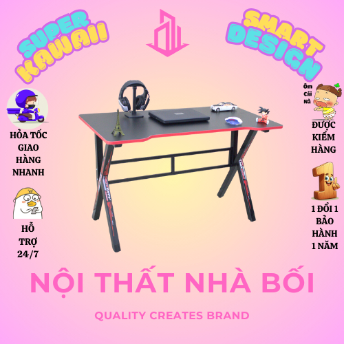 Bàn chữ k,bàn gaming khung chữ k , bàn livestream , để máy vi tính , mẫu bàn hiện đại , chắc ch3k-3k
