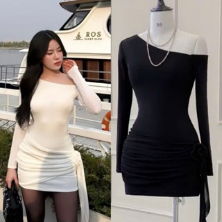 ĐẦM BODY LỆCH VAI TUA RUA SIU XINH BIGSIZE