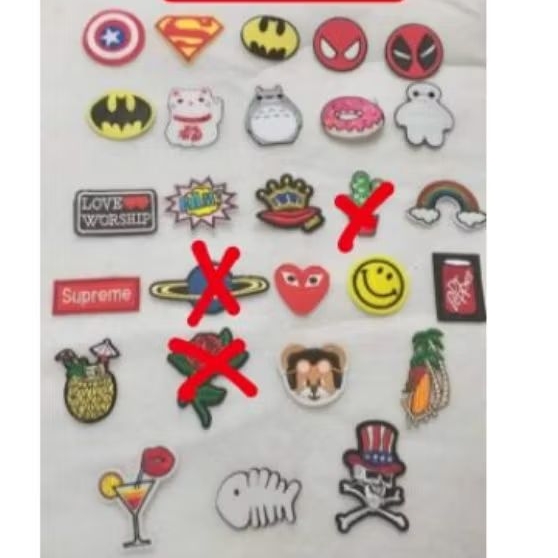 Patch ủi hoặc thêu 20 k/c (ib chọn mẫu)