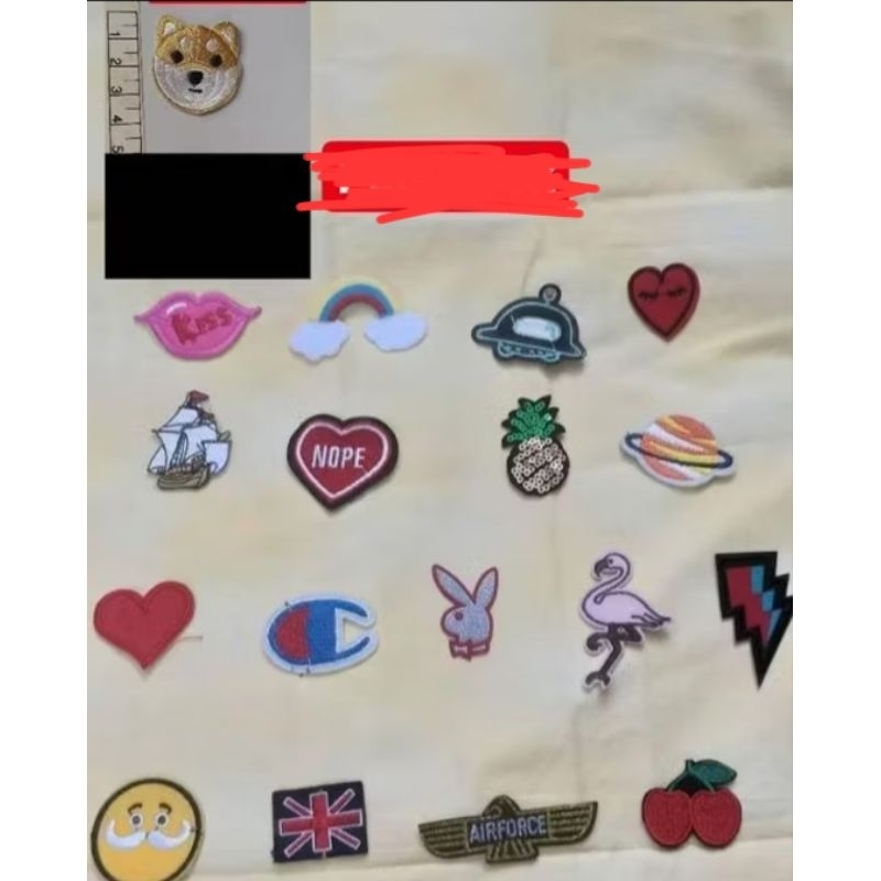 Patch ủi hoặc thêu 13k/cái